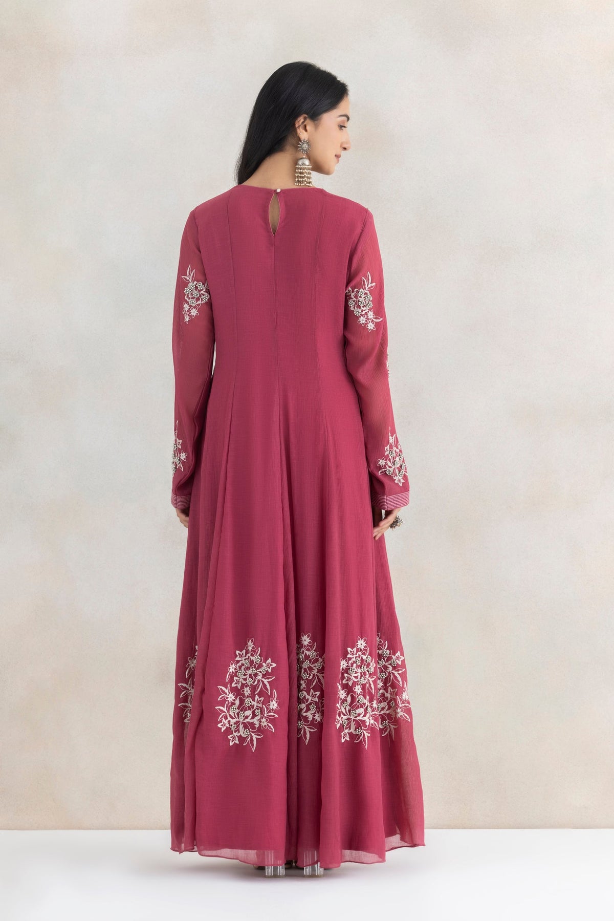Ivory Ghungroo Anarkali