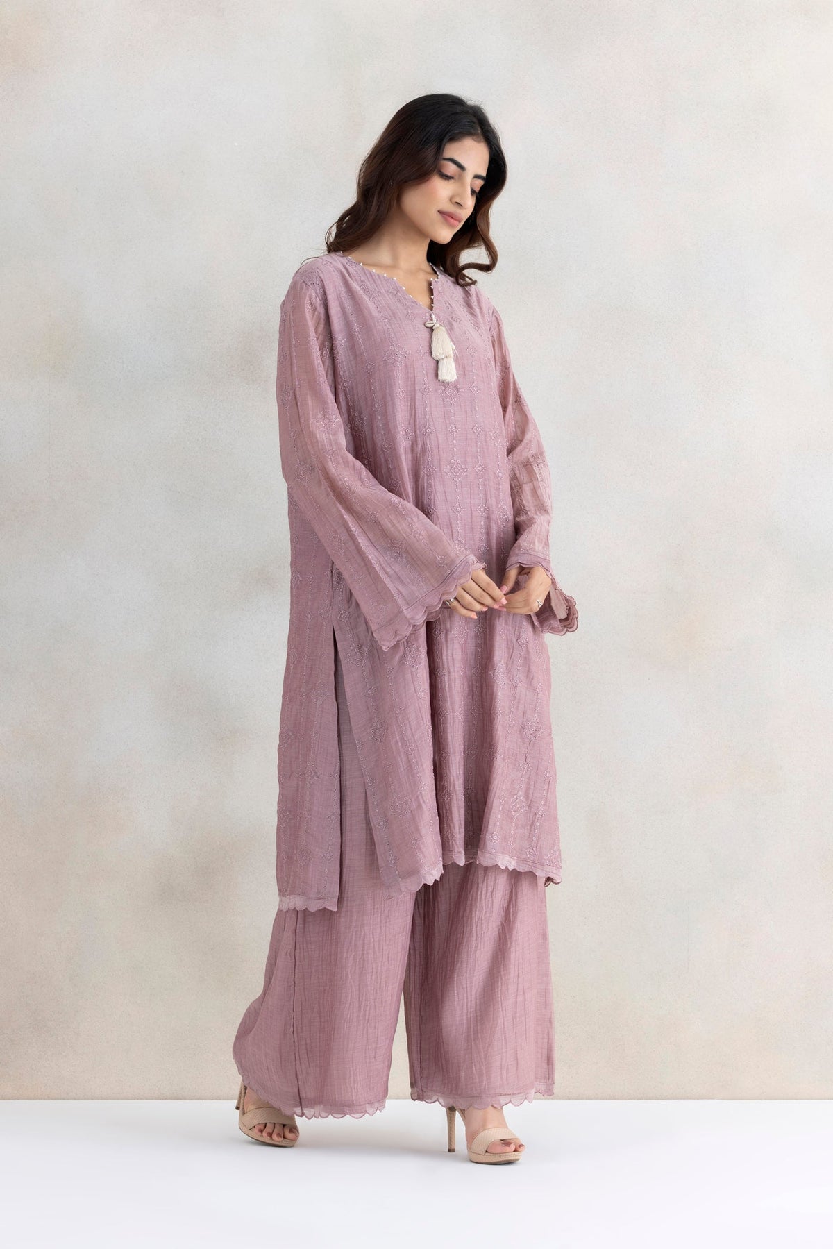 Scallop Shell Kurta Set