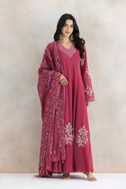 Ivory Ghungroo Anarkali