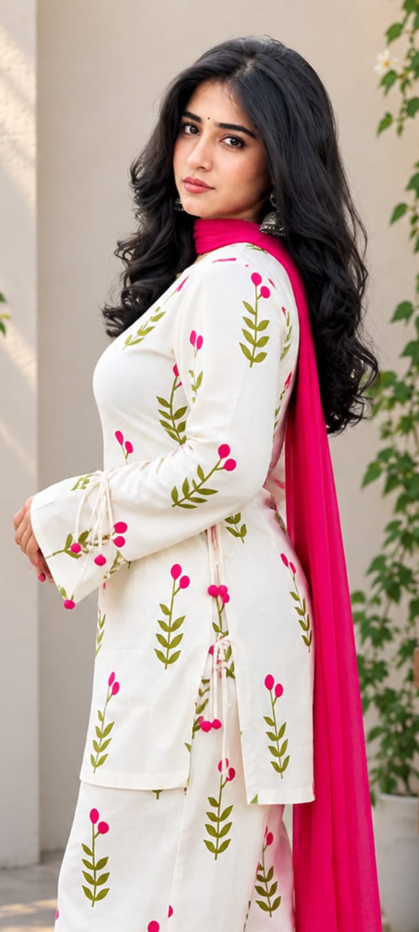 Women's Rayon jaipuri printed kurti